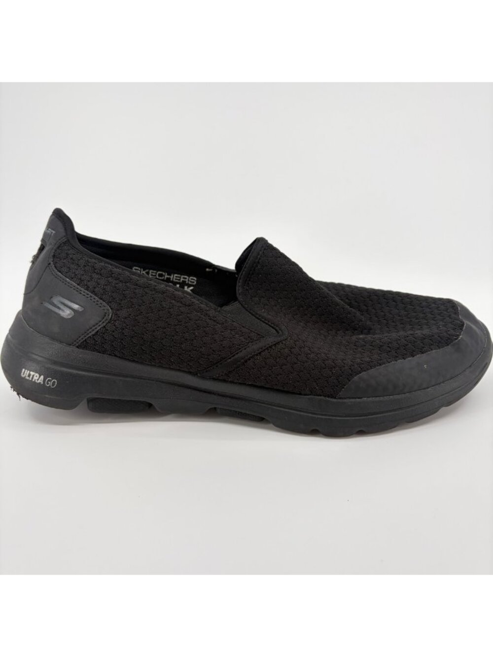 Skechers Go Walk 5 Apprize Mens Size 10 Black Athletic Running Shoes Sneakers